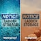 Signmission Ladder Storage, 5 in W x Rectangle, Vinyl Decal OS-2PACK-NS-D-35-L-13948 - alternate 5